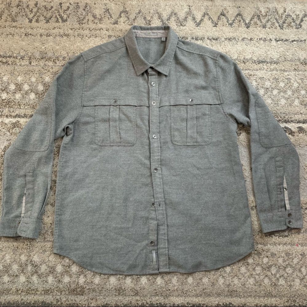 Horny Toad Gray Shacket Button Up XL